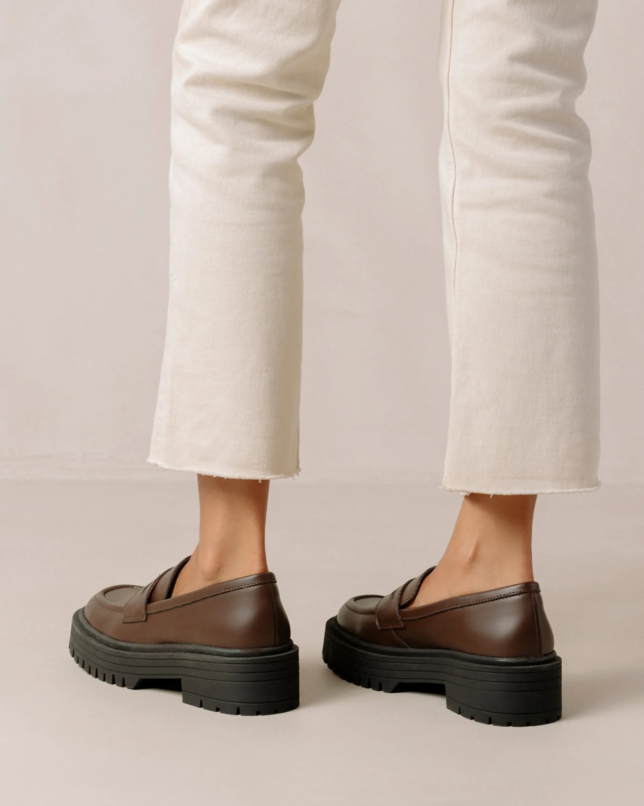 Mask - Mocasín Marrón De Piel Vegana