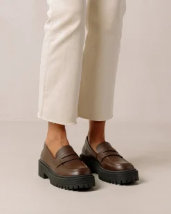 Mask - Mocasín Marrón De Piel Vegana