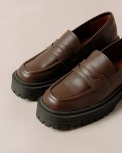 Mask - Mocasín Marrón De Piel Vegana