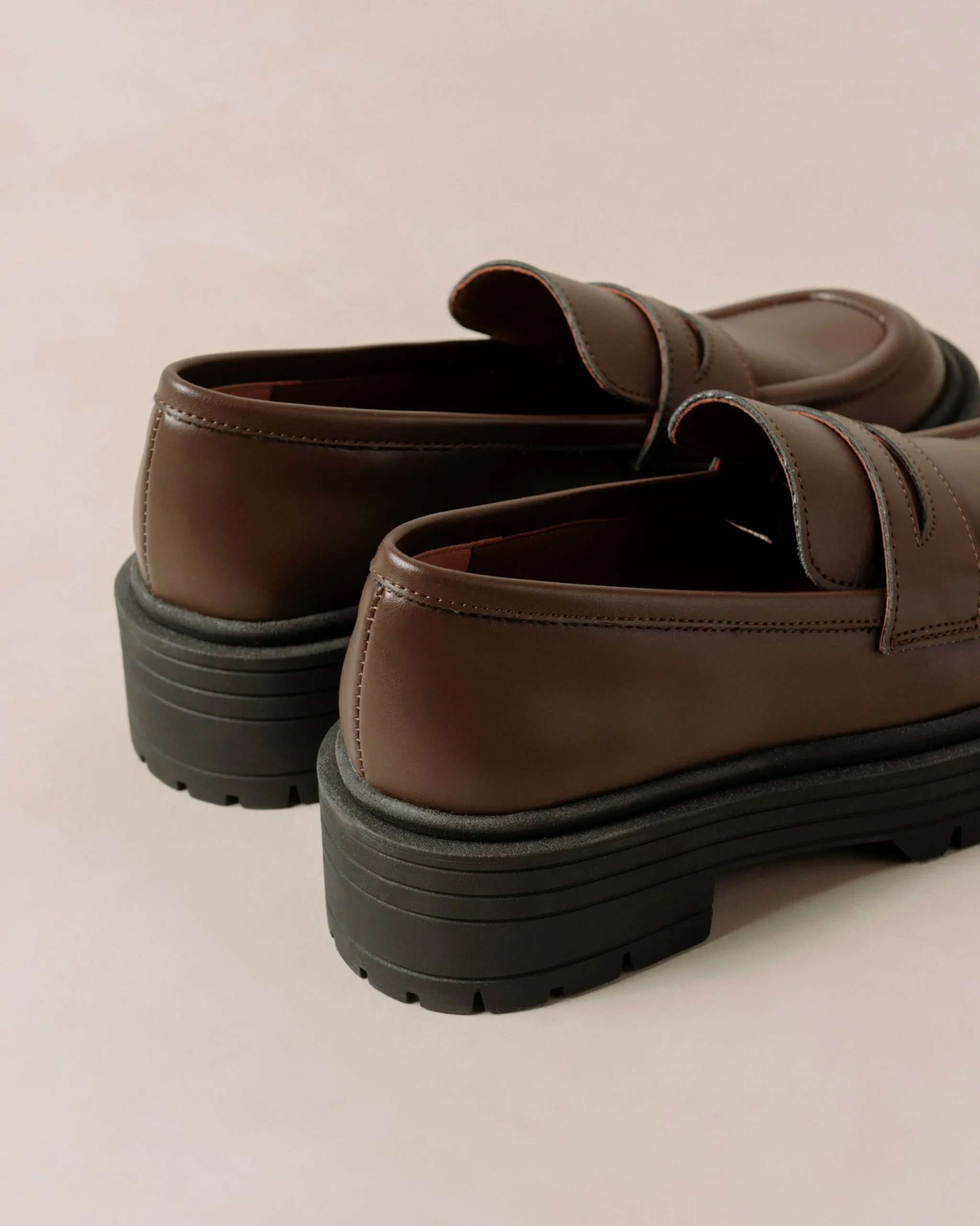 Mask - Mocasín Marrón De Piel Vegana