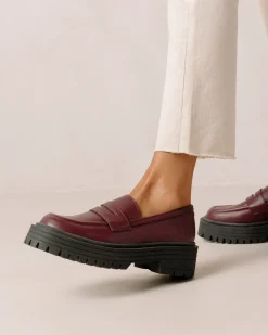 Mask - Mocasín Morado De Piel Vegana