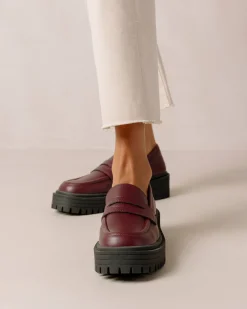 Mask - Mocasín Morado De Piel Vegana