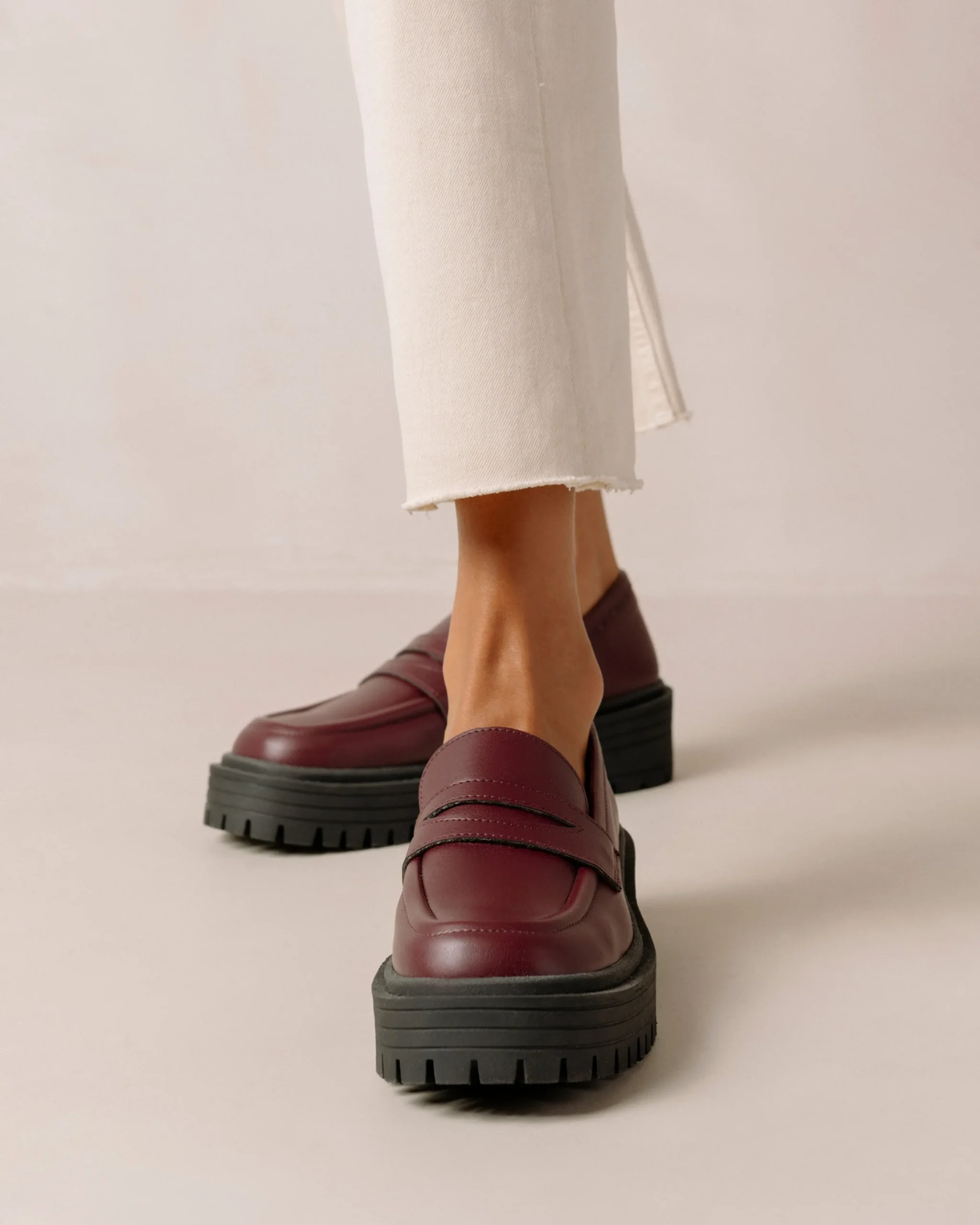 Mask - Mocasín Morado De Piel Vegana