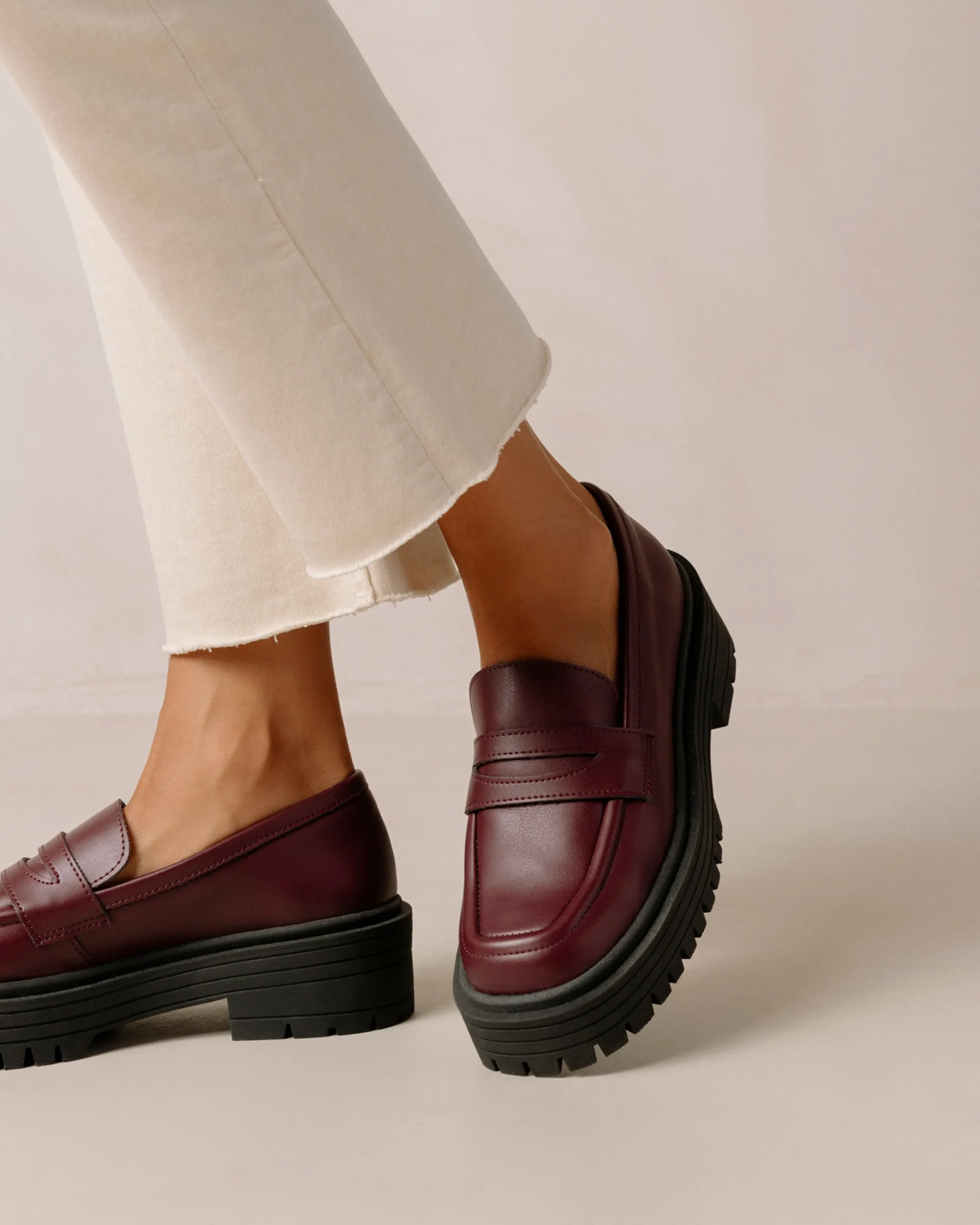 Mask - Mocasín Morado De Piel Vegana