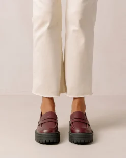 Mask - Mocasín Morado De Piel Vegana