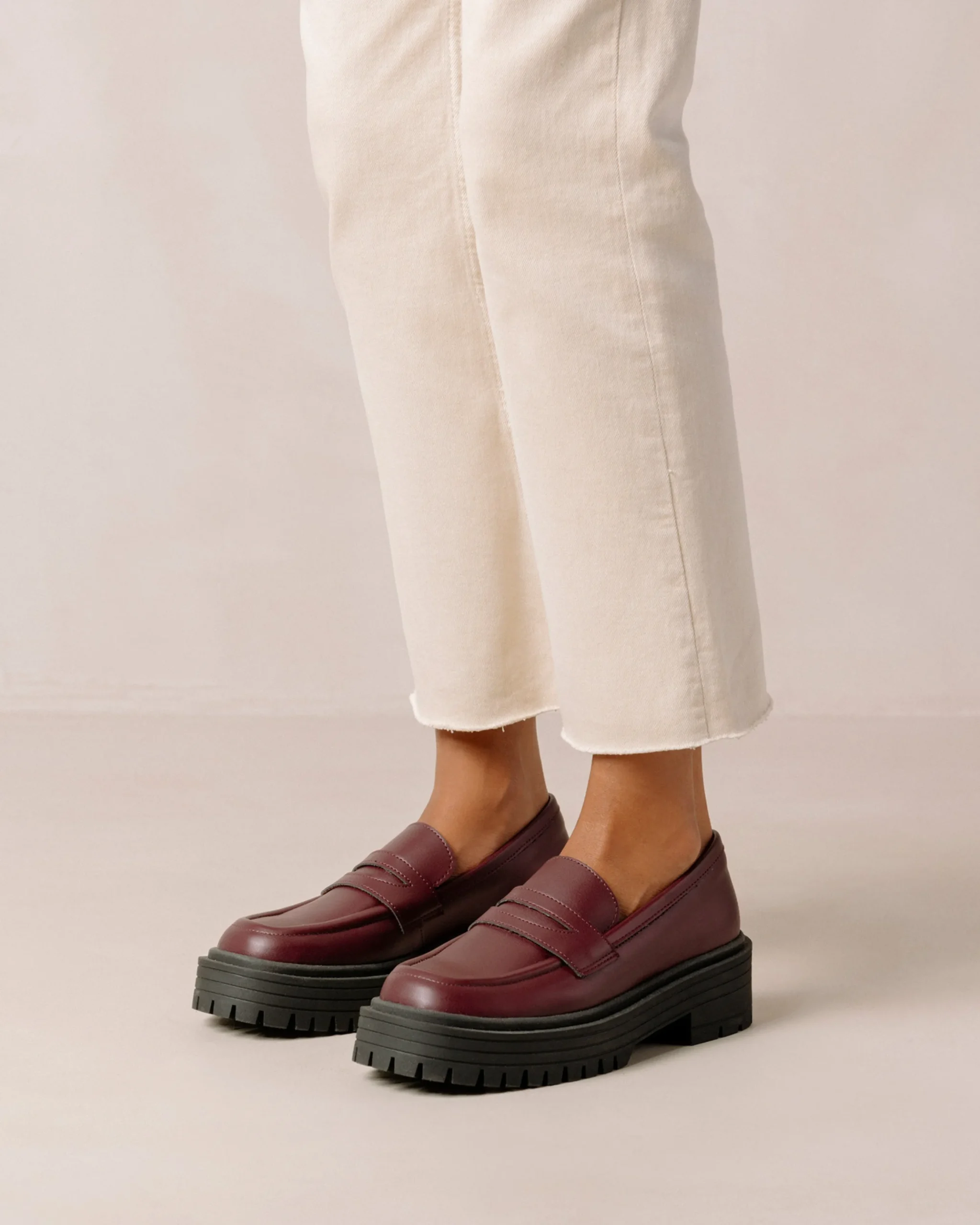 Mask - Mocasín Morado De Piel Vegana
