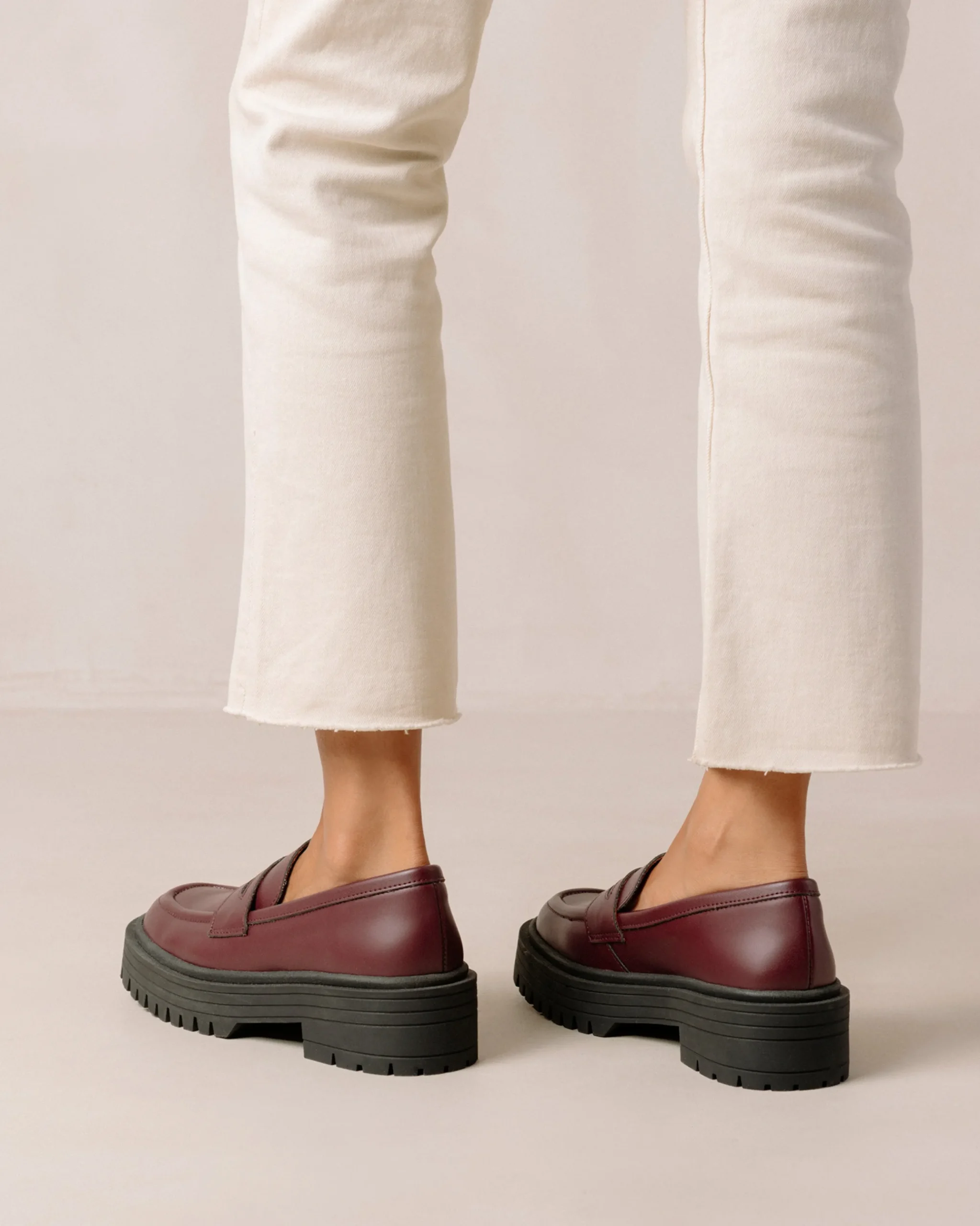 Mask - Mocasín Morado De Piel Vegana
