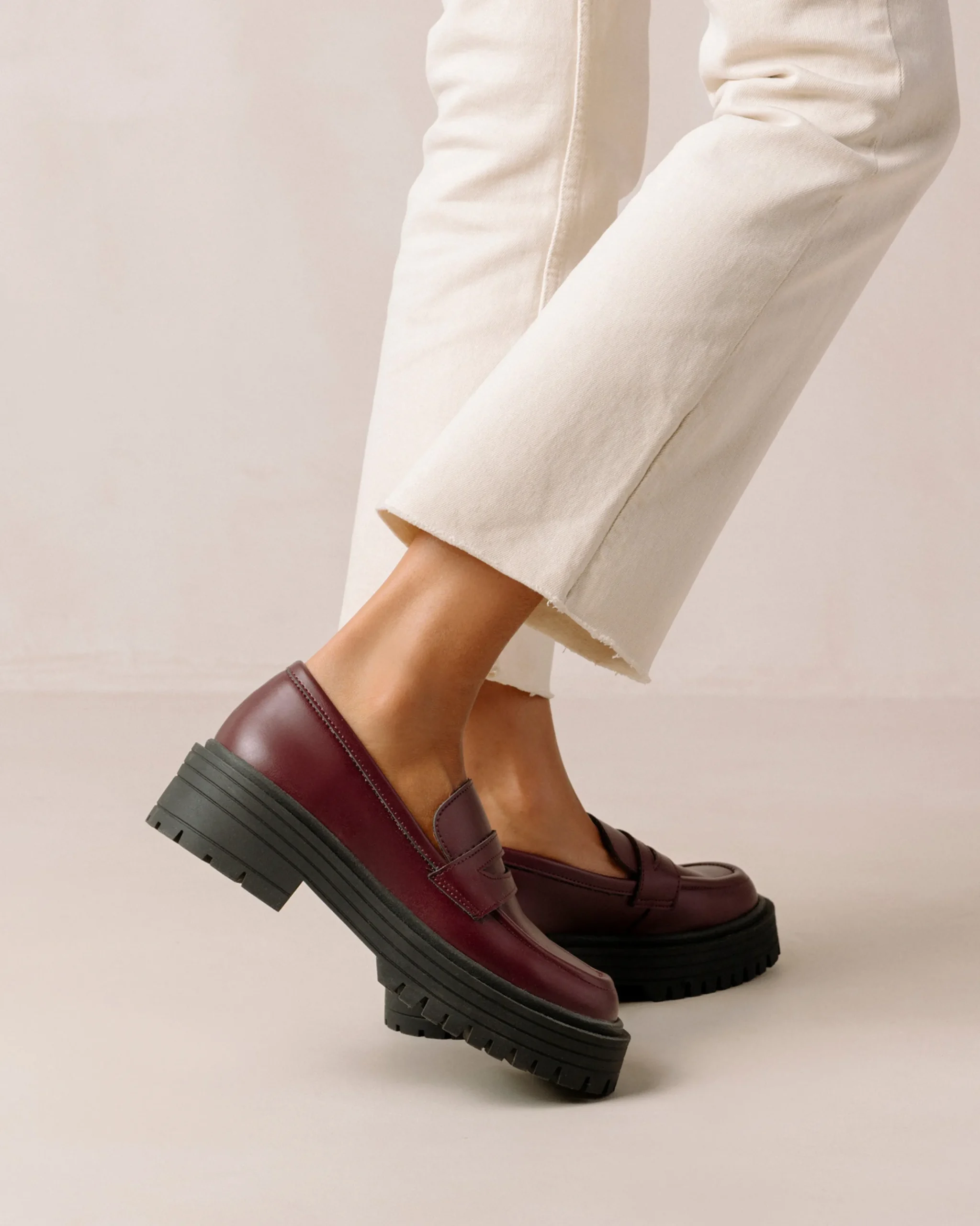 Mask - Mocasín Morado De Piel Vegana