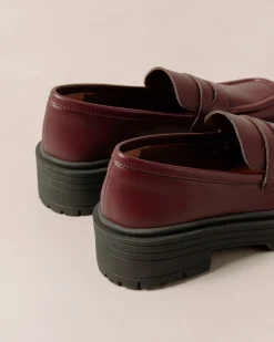 Mask - Mocasín Morado De Piel Vegana