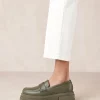 Mocasines De Cuero Verde Trailblazer