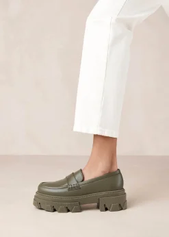 Mocasines De Cuero Verde Trailblazer