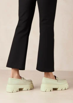 Mocasines De Cuero Verde Apio "Trailblazer"
