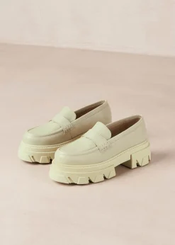 Mocasines De Cuero Verde Apio "Trailblazer"
