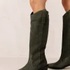 Mount Suede - Botas De Ante Verde