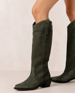 Mount Suede - Botas De Ante Verde