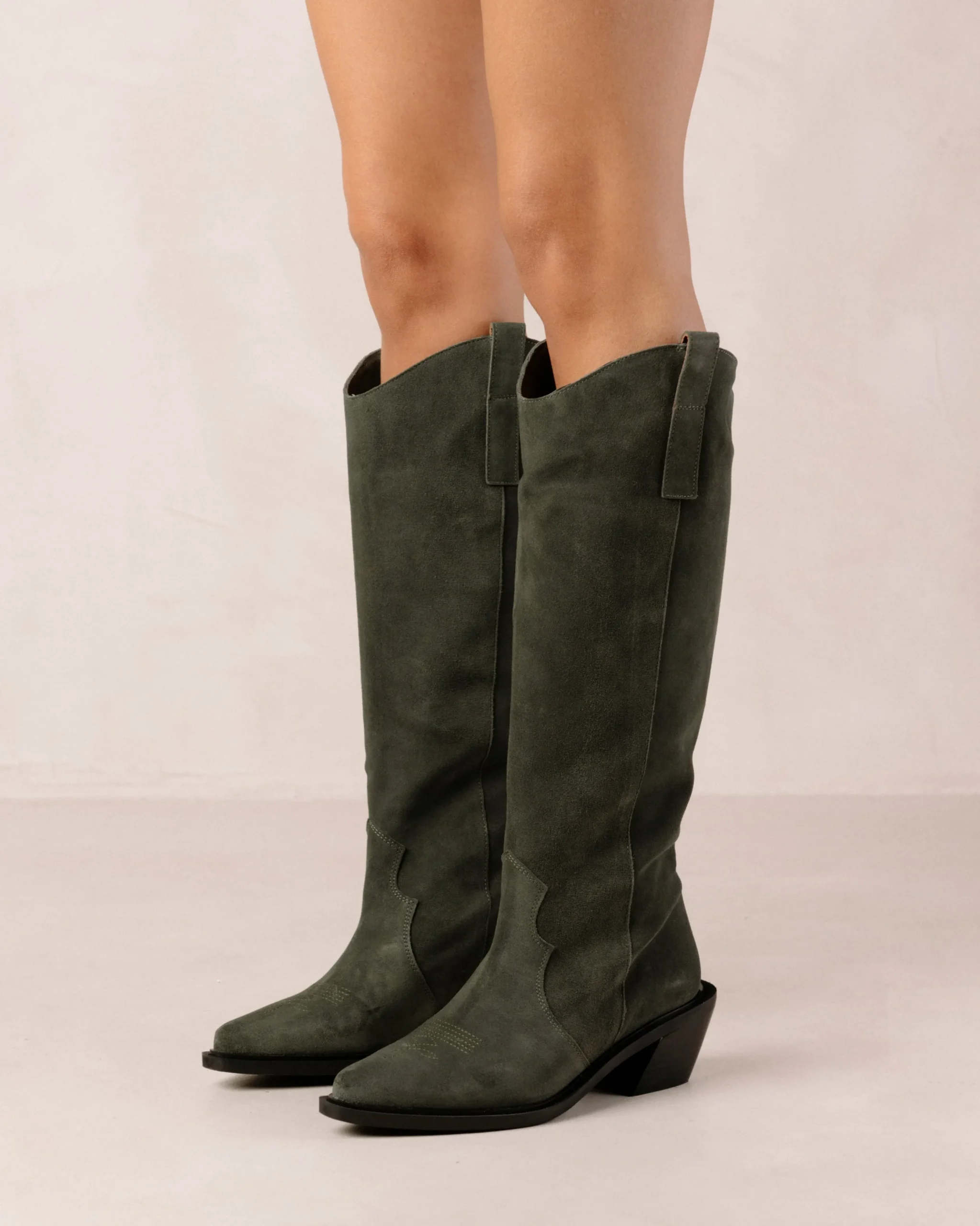 Mount Suede - Botas De Ante Verde