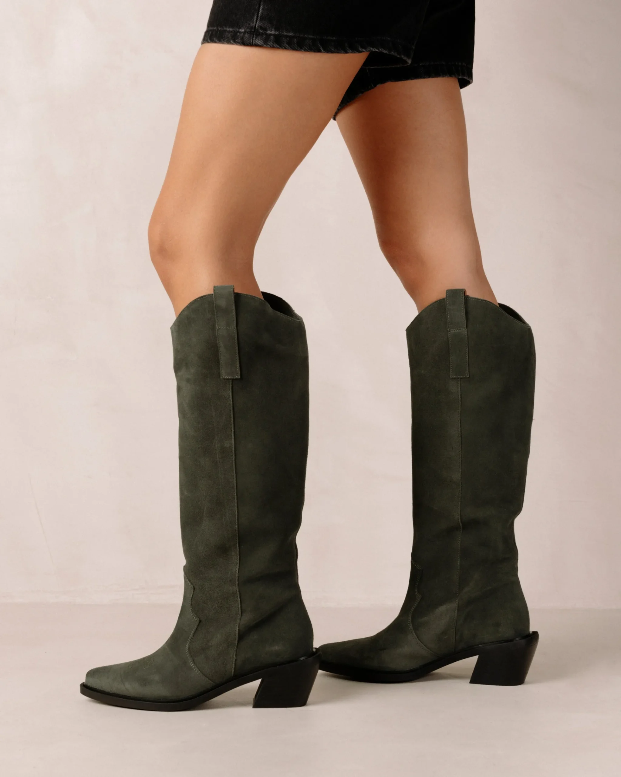 Mount Suede - Botas De Ante Verde