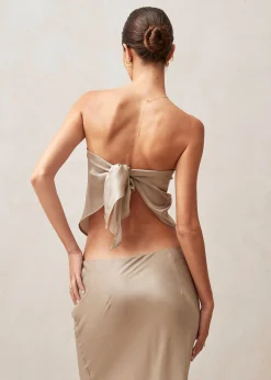 Nida Top Plateado
