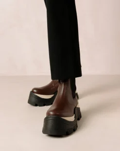 Phoenix Chess - Botas Marrones De Piel