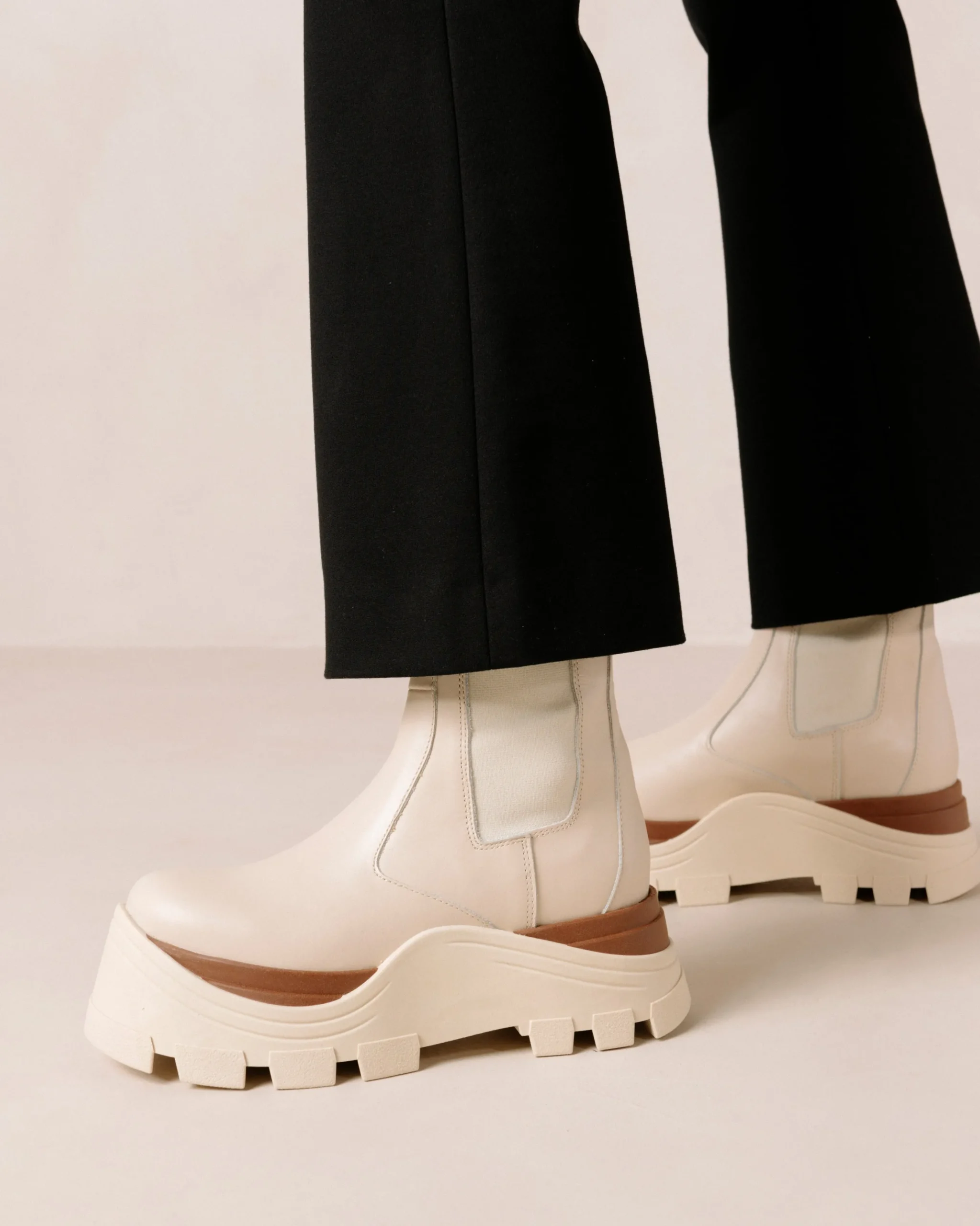 Phoenix Marcona - Botas Blancas De Piel