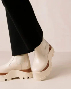 Phoenix Marcona - Botas Blancas De Piel