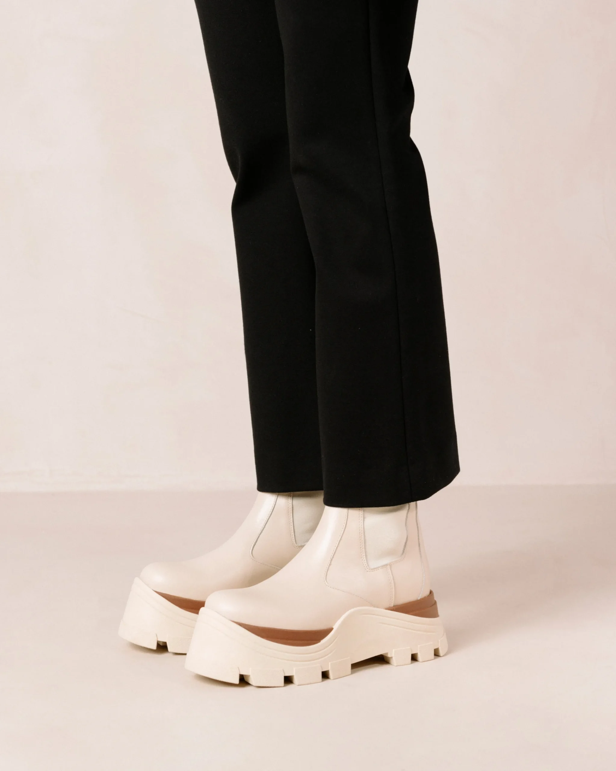 Phoenix Marcona - Botas Blancas De Piel