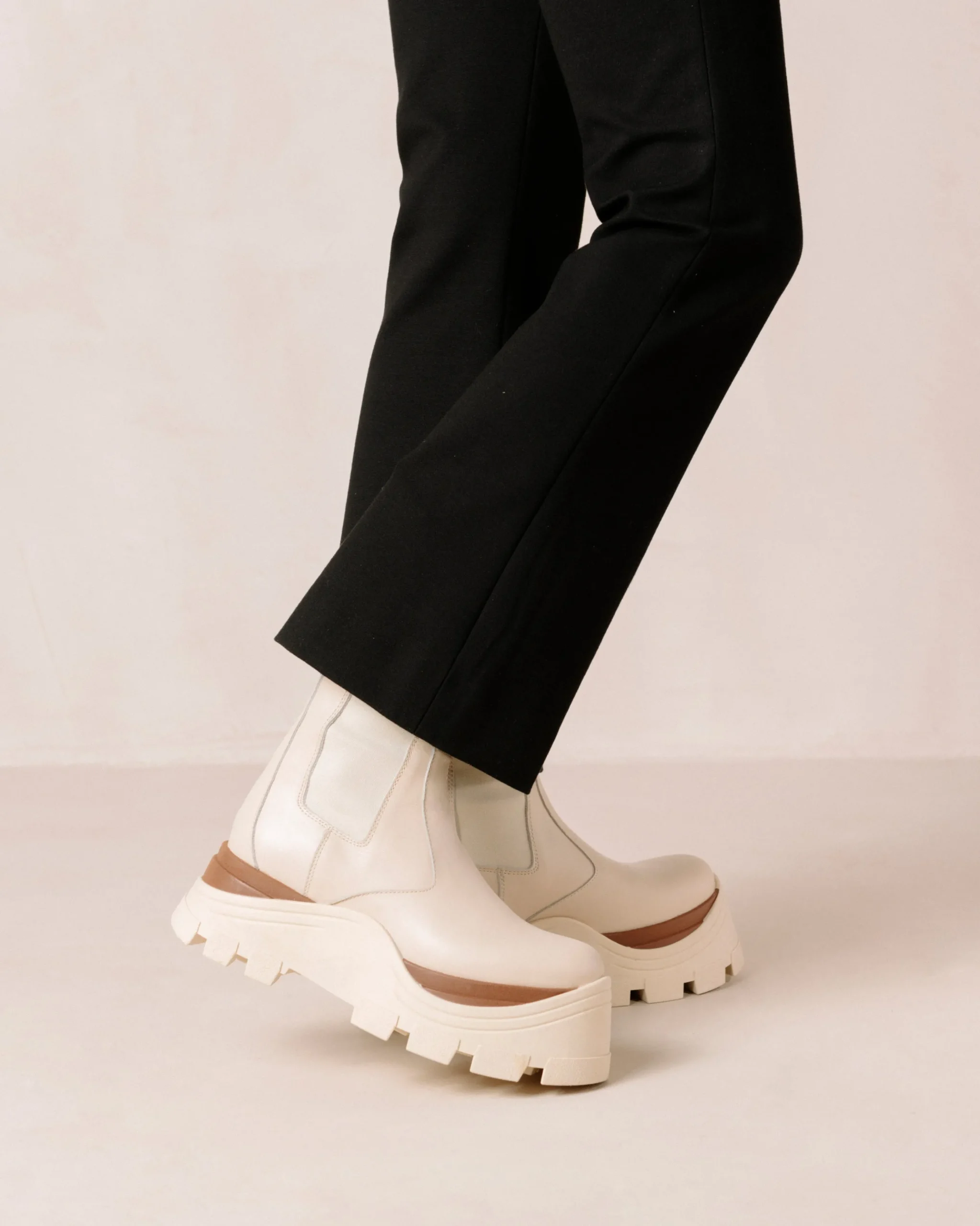 Phoenix Marcona - Botas Blancas De Piel