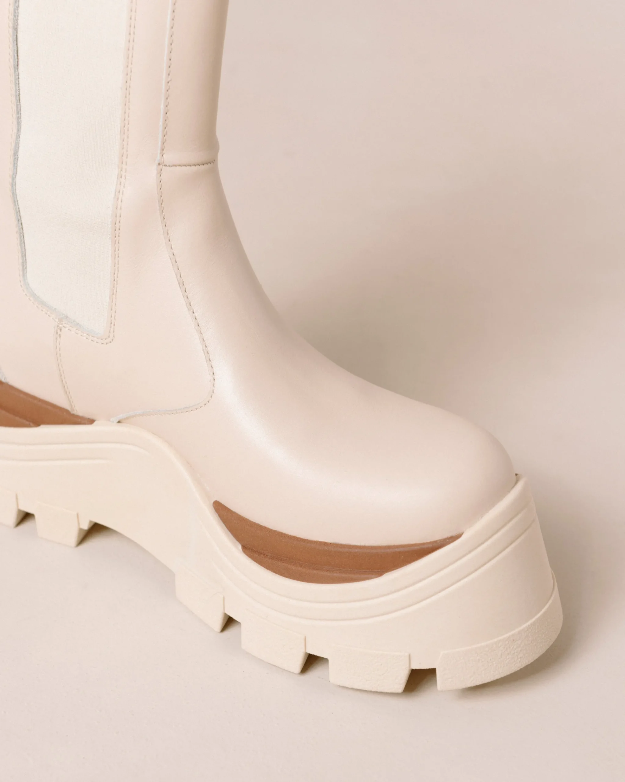 Phoenix Marcona - Botas Blancas De Piel