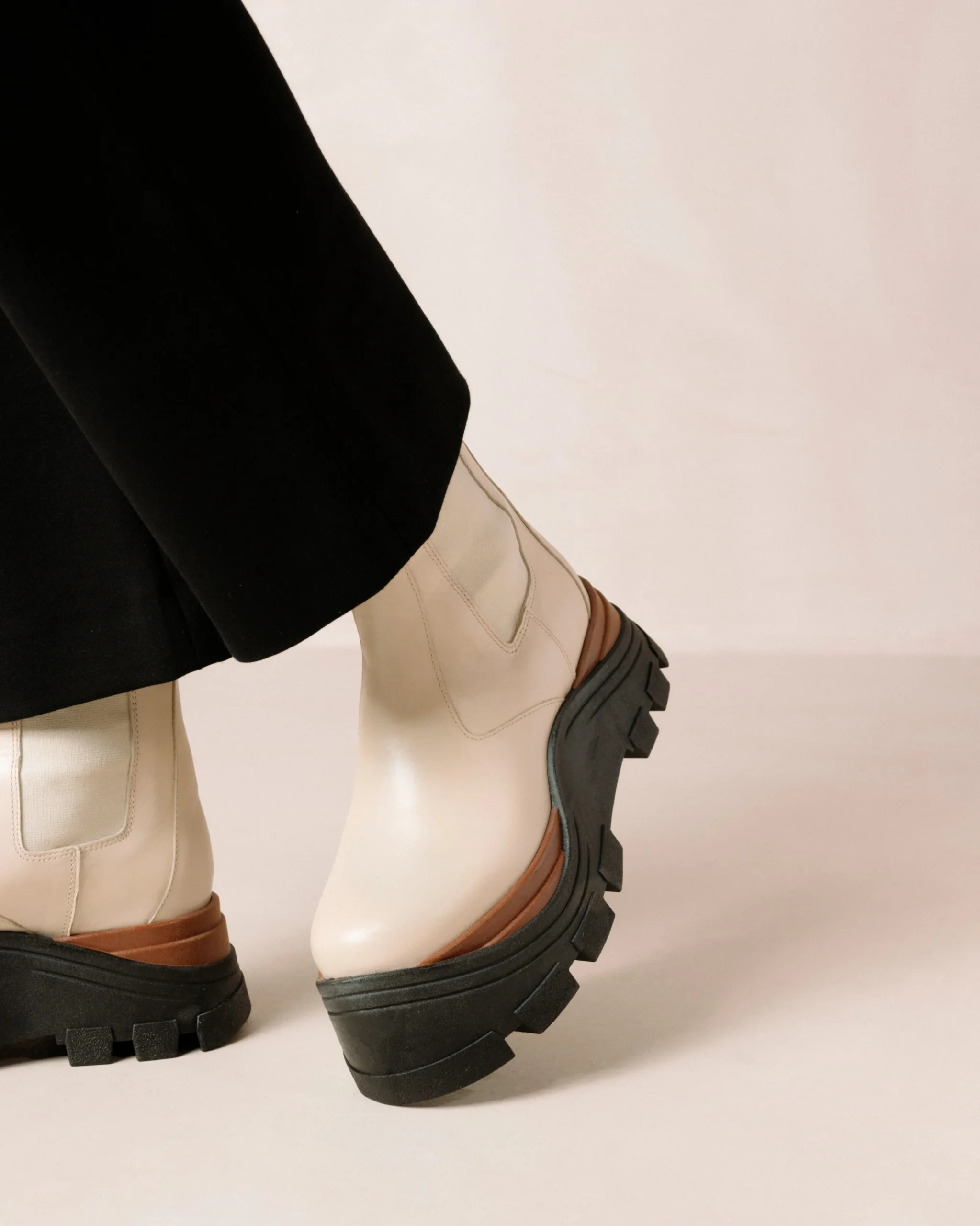 Phoenix Nutty - Botas Blancas De Piel