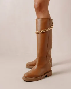 Pier - Botas De Piel Marrones