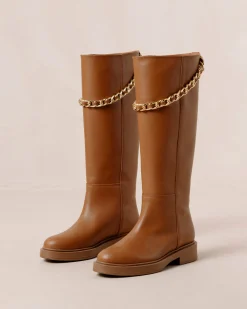 Pier - Botas De Piel Marrones