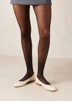 Por Do Sol - Silver Ballet Pumps
