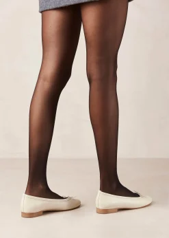 Por Do Sol - Silver Ballet Pumps