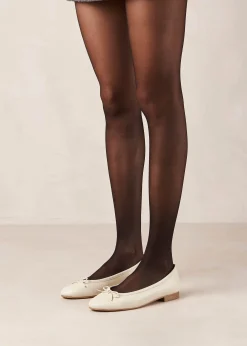 Por Do Sol - Silver Ballet Pumps