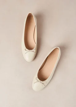 Por Do Sol - Silver Ballet Pumps