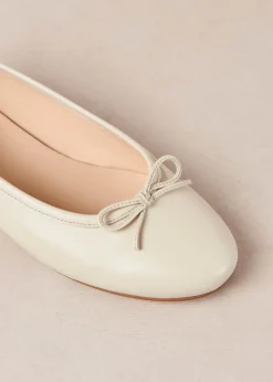 Por Do Sol - Silver Ballet Pumps