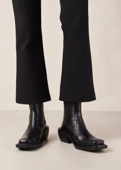 Ranch - Botas Negras De Piel