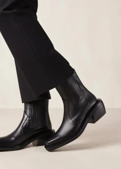 Ranch - Botas Negras De Piel