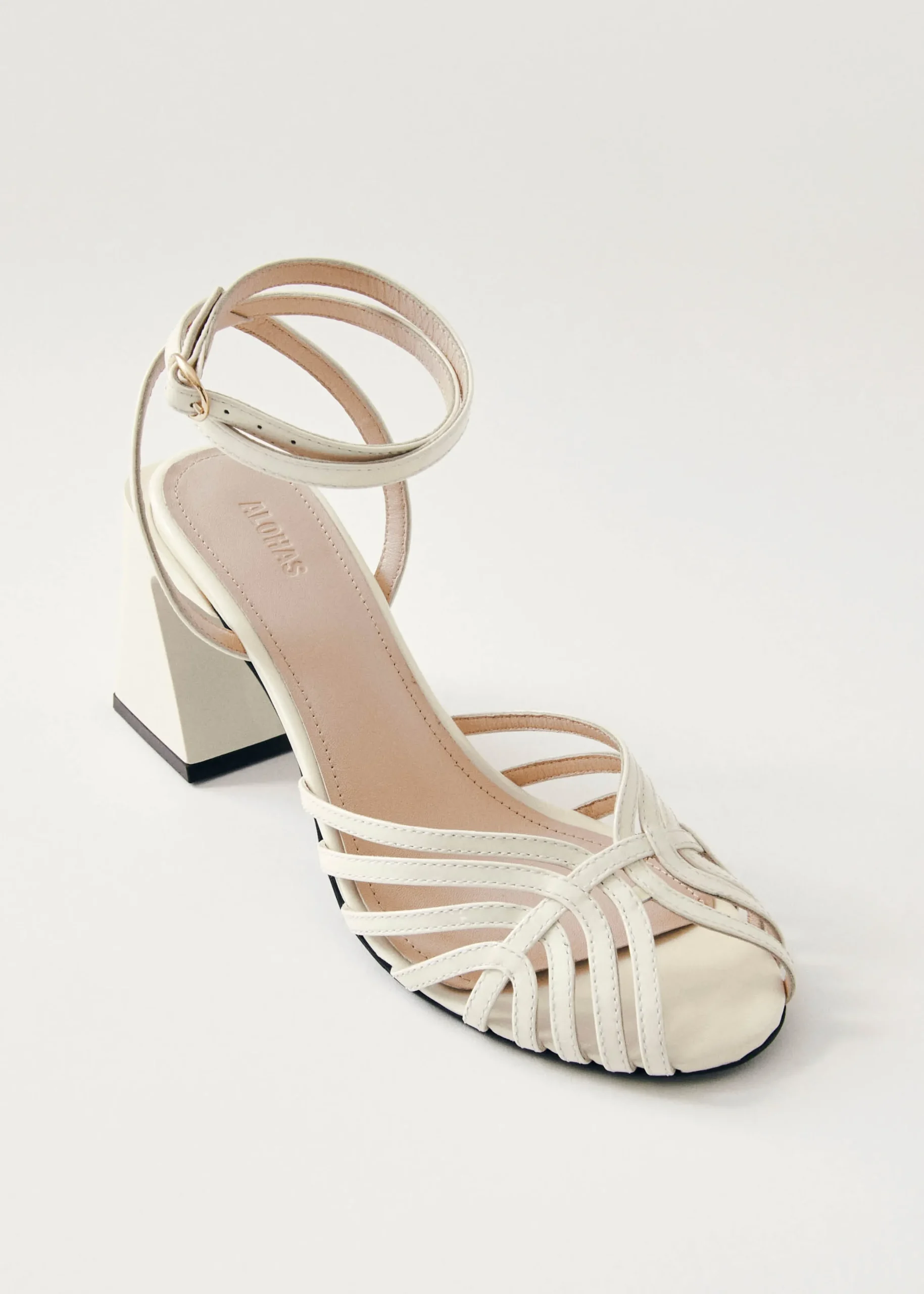 Riley Sandalias De Cuero Gris