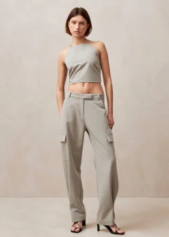 Rita - Pantalones Cargo Grises