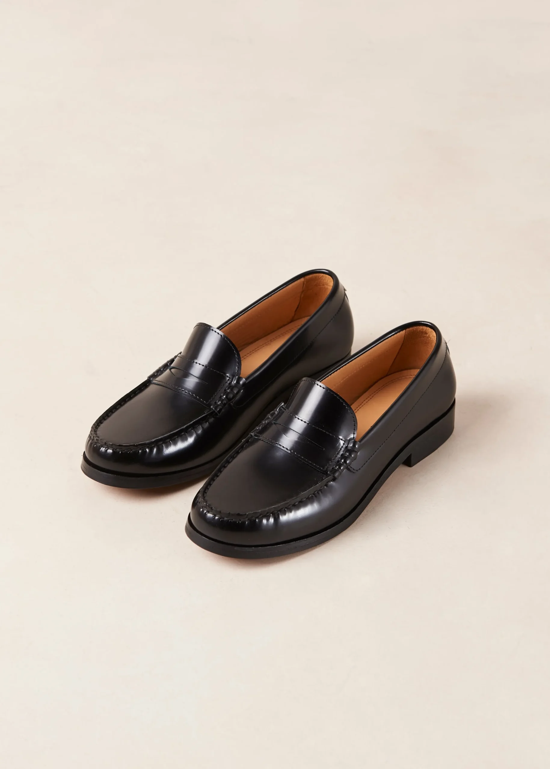 Rivet - Mocasines De Cuero Negro