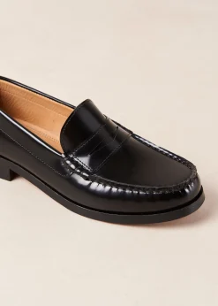 Rivet - Mocasines De Cuero Negro