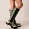 Roxie Chess - Botas Verdes De Piel