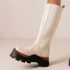 Roxie Nutty - Botas Blancas De Piel