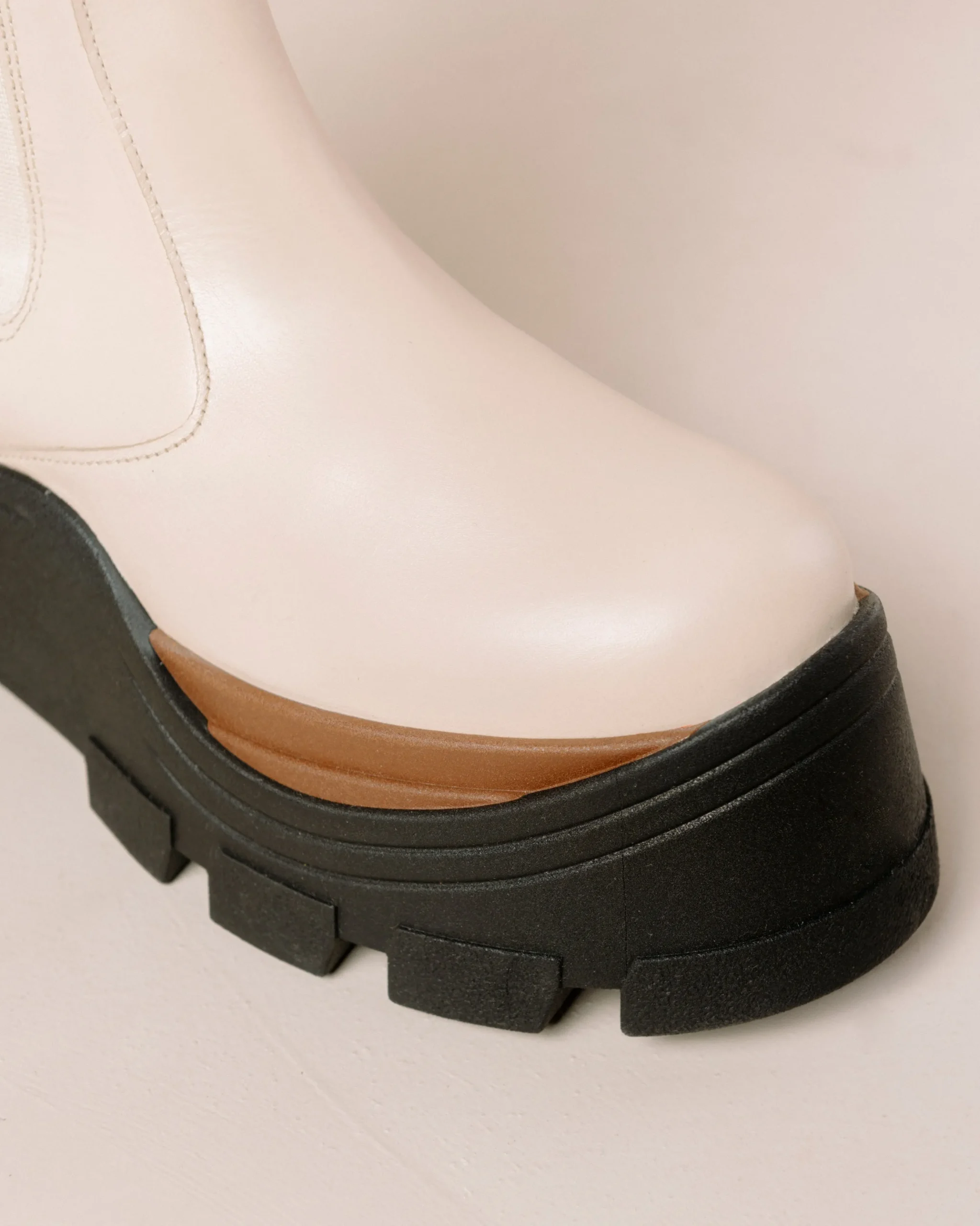 Roxie Nutty - Botas Blancas De Piel