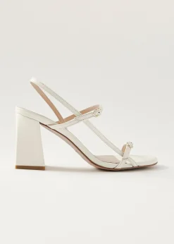 Sandalias De Cuero Negras Rayna