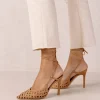 Sandstorm - Zapatos De Tacón Marrones De Piel