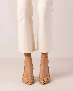 Sandstorm - Zapatos De Tacón Marrones De Piel