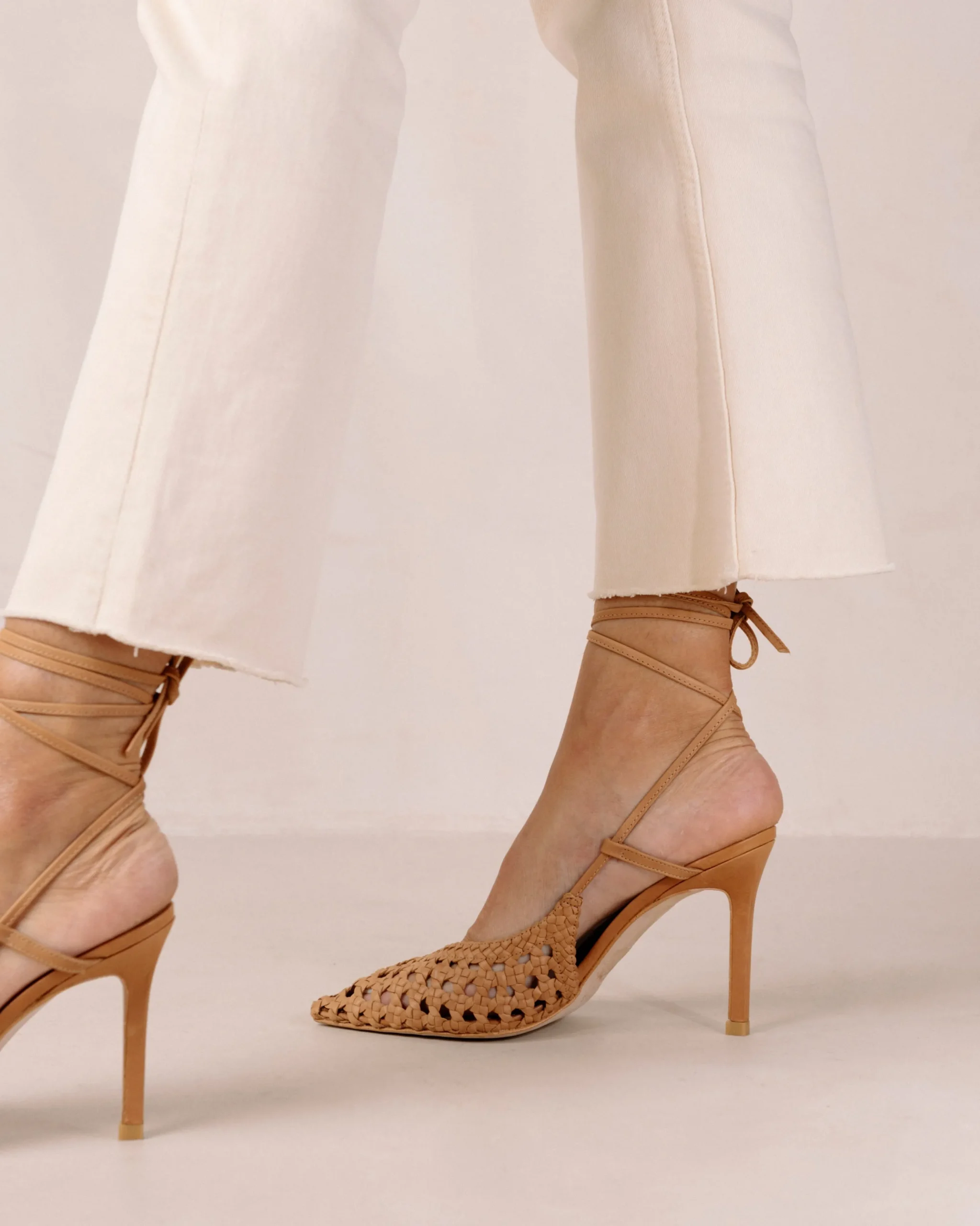 Sandstorm - Zapatos De Tacón Marrones De Piel