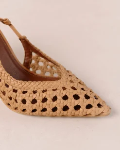 Sandstorm - Zapatos De Tacón Marrones De Piel